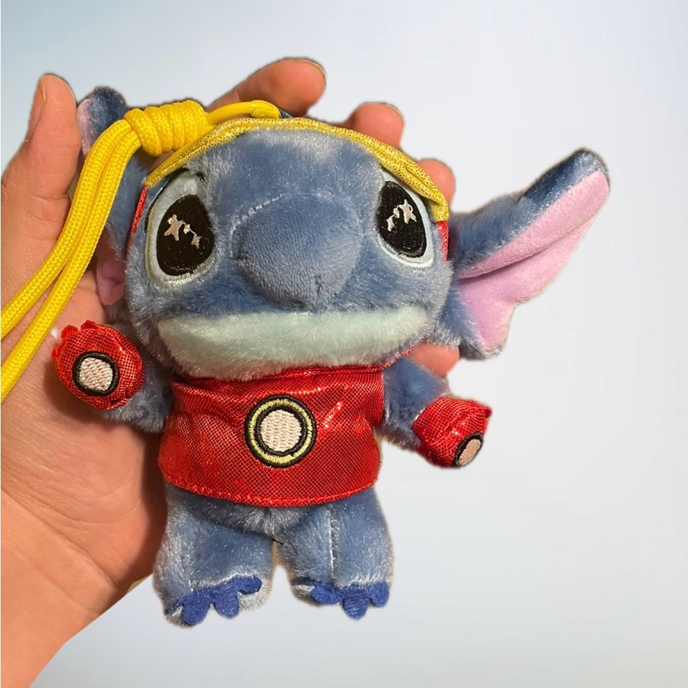 Stitch Iron Man Keychain